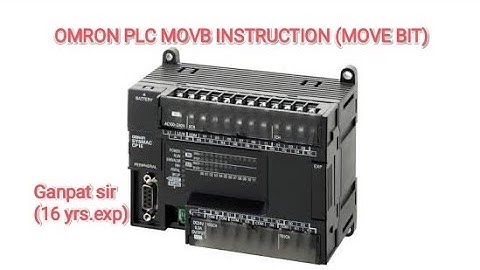 OMRON PLC MOVB INSTRUCTION (MOVE BIT),HOW TO WORK MOVB INSTRUCTION IN OMRON PLC
