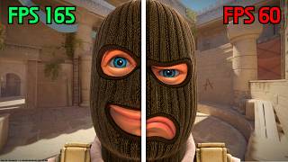 I Tried CS2 at 60 FPS vs 165 FPS... The Difference Is Crazy