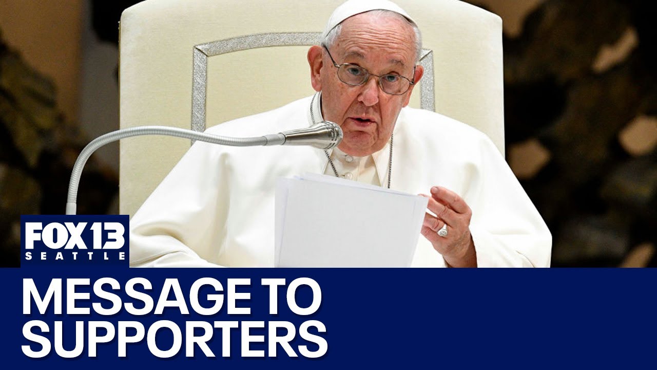 Pope Francis releases audio message to supporters