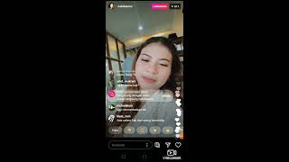 Live Instagram Nabila Maharani | sapa sapa fans 💖