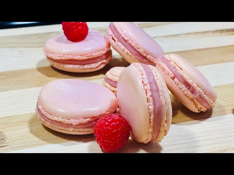 macarons-maison-À-la-framboise-(meringue-italienne)👩🏻🍳-ultra-facile-et-inratable.-deli-cuisine