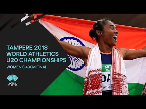 Women&rsquo;s 400m Final - World Athletics U20 Championships Tampere 2018