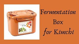 Fermentation Storage Box - Where I Keep My Kimchi