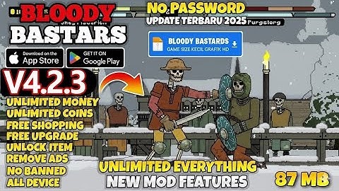 🔥 Update! Bloody Bastards MOD APK v4.2.3 (Unlimited Money & Free Shopping) Latest 2025 Version