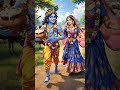 radha ji krishna ko pakdne ke liye bhaag rhi 😱😀❤️🥰🫣