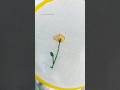 Wild Flower Stitch Art. 🌷 #wildflower #handembroidery #youtubeshorts #youtubesubscribers