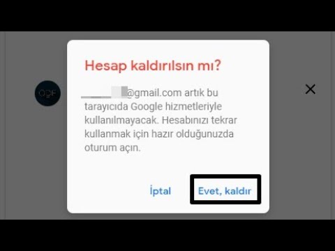 Gmail'den Çıkış yapma işlemi.Google hesabı silme ve Kaldırma Nasıl Yapılır?