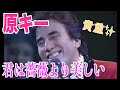 【原曲キー】君は薔薇より美しい / 布施明