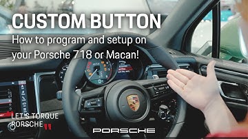 How To Program Diamond Button on your Porsche Macan & 718