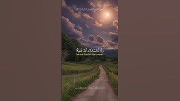 تلاوة من سورة إبراهيم | القارئ شريف مصطفى