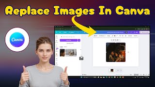 How To Replace Images In Canva | Quick & Easy Tutorial (2026) screenshot 1