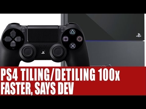 Playstation 4 - Tiling / Detiling 10-100x Faster Says Dev & CPU / GPU Info