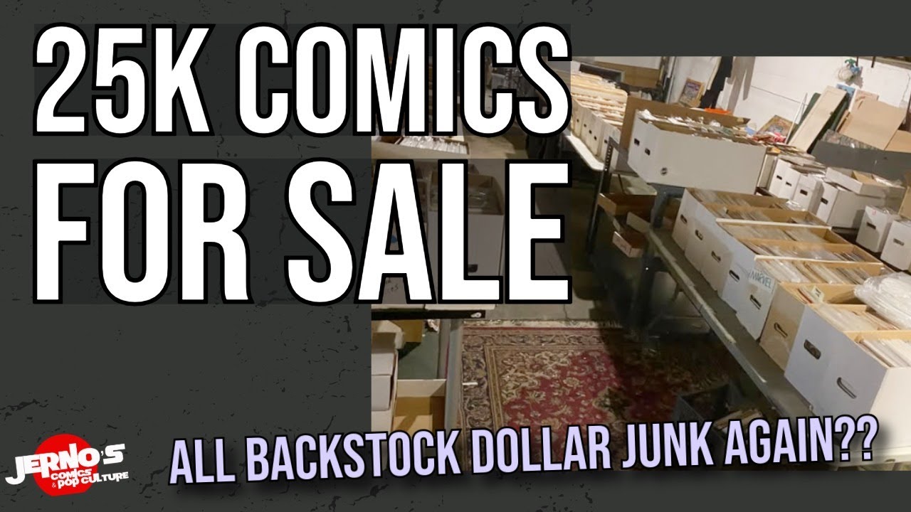 Comic Book Store Selling 25,000 Comics Of Back Stock In Bulk! Treasure Or Trash?