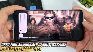 Oppo Find X5 Pro Call of Duty Warzone Gaming test | Snapdragon 8 Gen 1, 120Hz Display