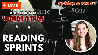 24 HOUR HORROR-A-THON live reading sprints | August 2024