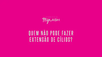 O que não pode fazer quando faz extensão de cílios?