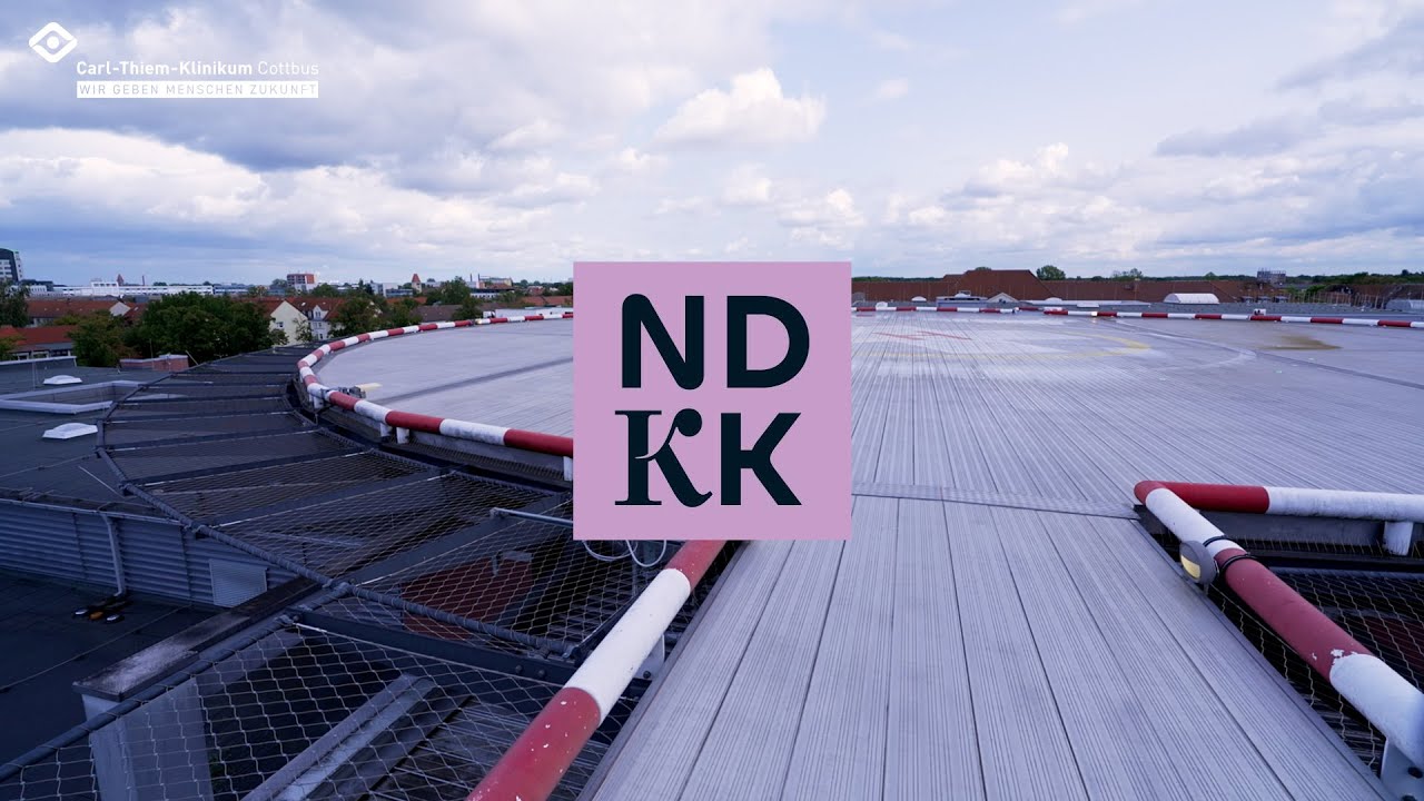 Über den Dächern von Cottbus - Hubschrauberlandeplatz öffnet zur NdkK