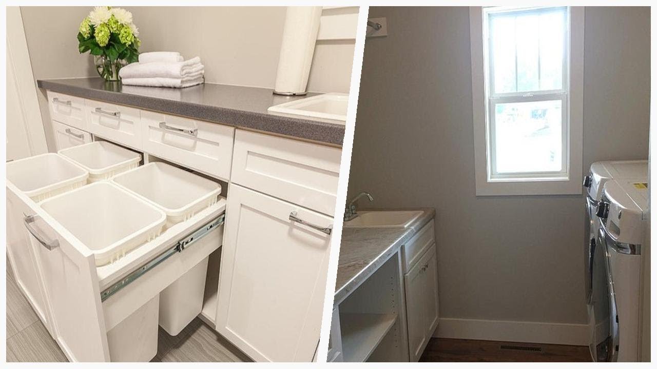 75 Craftsman Laundry Room With Gray Walls Design 🌈 ...
