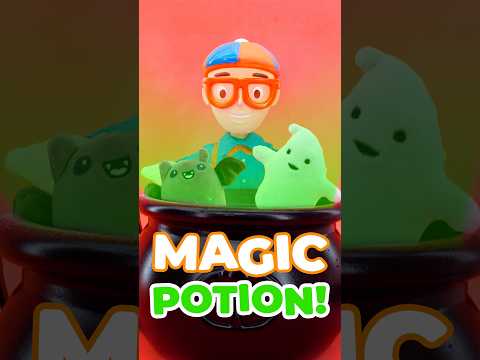Blippi's Magic Potion Has... Eyes? 👻 Halloween Spells are SO COOL!