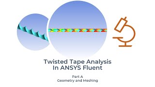 Twisted Tape Analysis in ANSYS (PART A) with CASE File | Geometry and Meshing | The Research Lab
