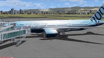 小松空港　SODE　Jetwayの動作@FSX