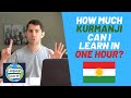 #LangJam: Learning Kurmanji (Northern Kurdish) in 1 Hour!