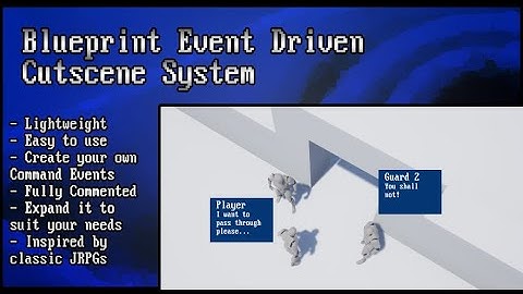 Blueprint Cutscene System Inspired by Classic JRPGs - Unreal engine Marketplace