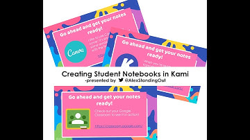 Creating student notebooks in Kami - Part I: Creating Student Notebooks in Kami