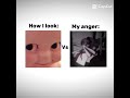 how i look vs my anger