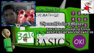 Baldi's Basics in Education and Learning SOLO A MI ME SUCEDE ESTO XD #Gamer #Streaming -