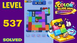 Color Slide Jam – Level 537 | Walkthrough