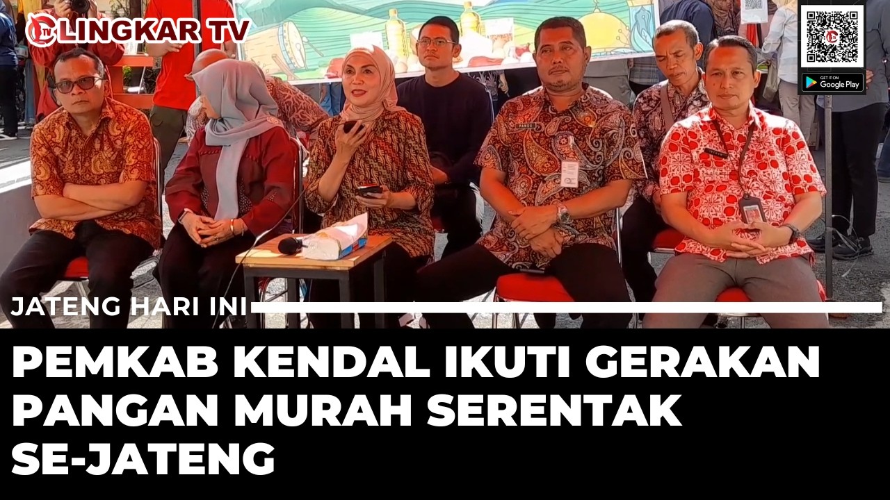 BUPATI KENDAL, DPP DAN OPD IKUTI GERAKAN PANGAN MURAH SERENTAK DI 35 KABUPATEN/KOTA SE-JATENG