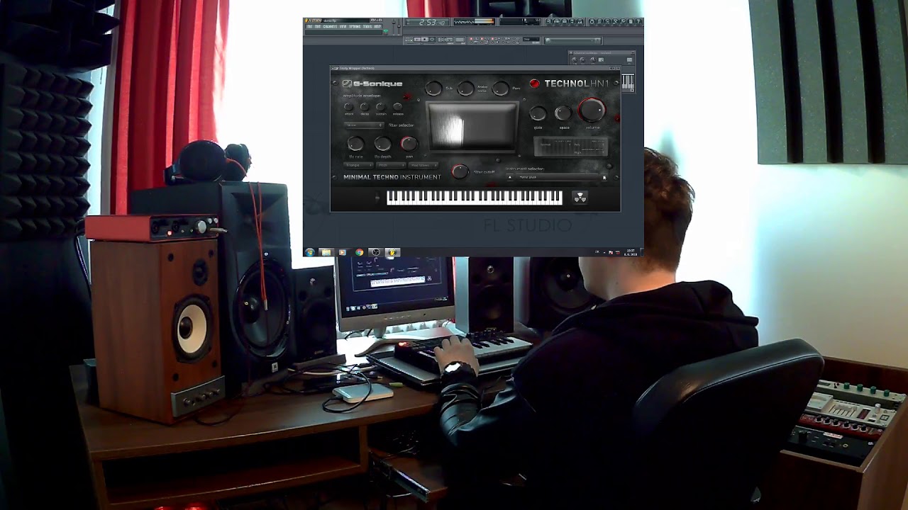 TECHNOL HN1 — drum kit and synth in one video preview
