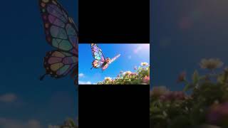 Bedtime Story About Courage: The Afraid Little Butterfly #shorts