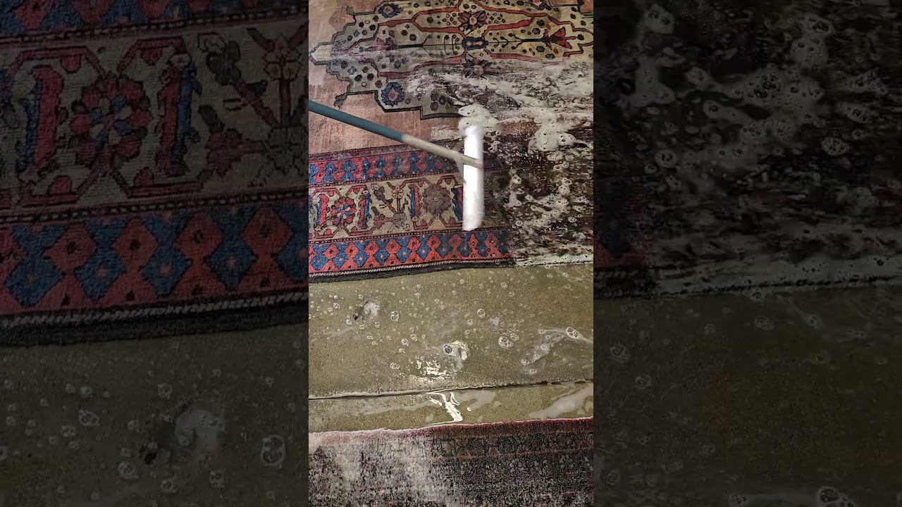urine soaked Antique persian Rug Cleaning 