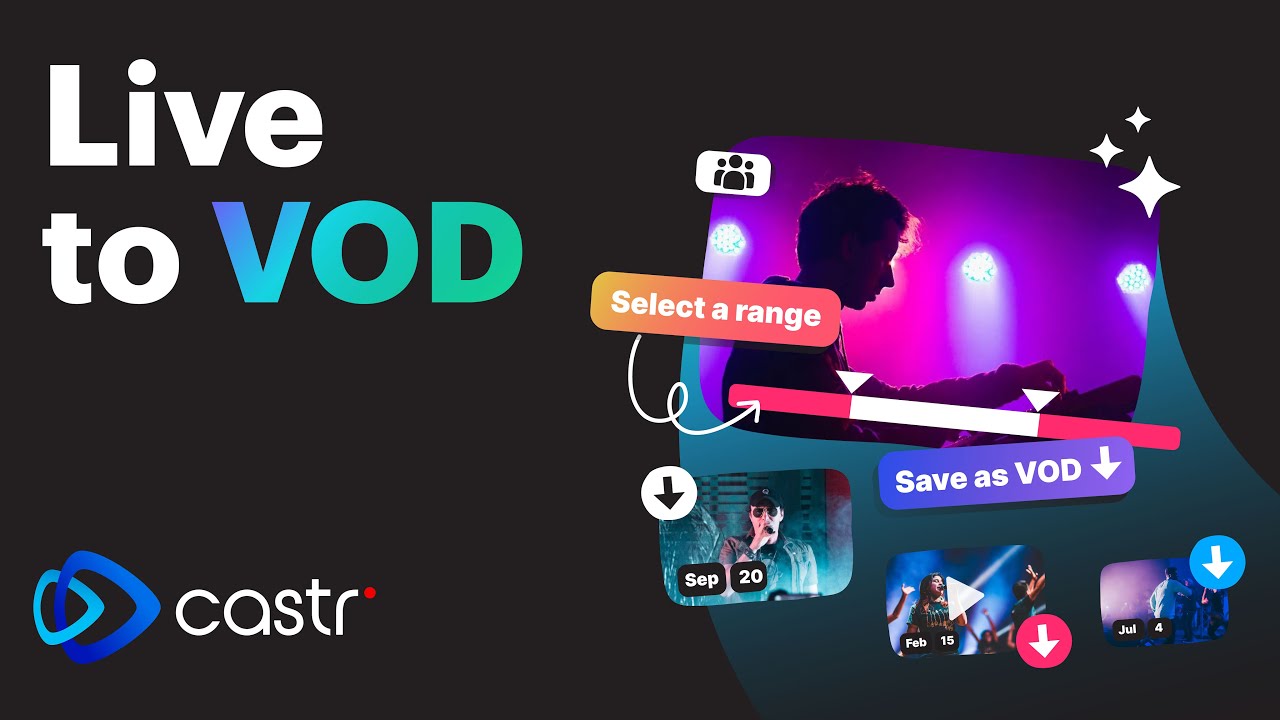 How to convert Live Video to VOD with Castr