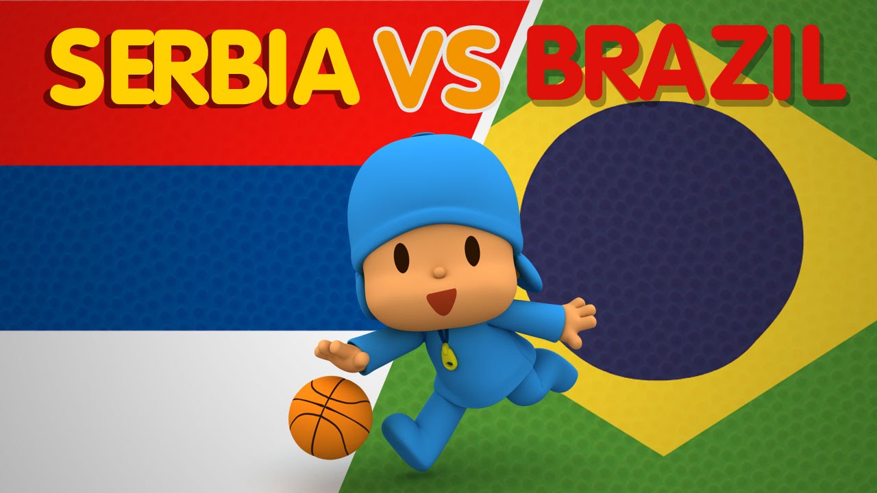 Pocoyo Basketball Worldcup: SERBIA vs BRAZIL 3ds