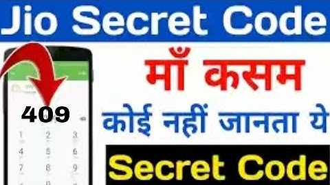 Most Useful Secret Code For All Jio Users || Jio Secret Code || All Android Mobile Phones