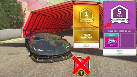 How to get to Blueprinter Rank 5 FASTEST METHOD - Forza Horizon 4