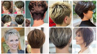 2026 Top TRENDING latest 200+ Short Stacked Bob pixie haircut today fashion #hairstyle 