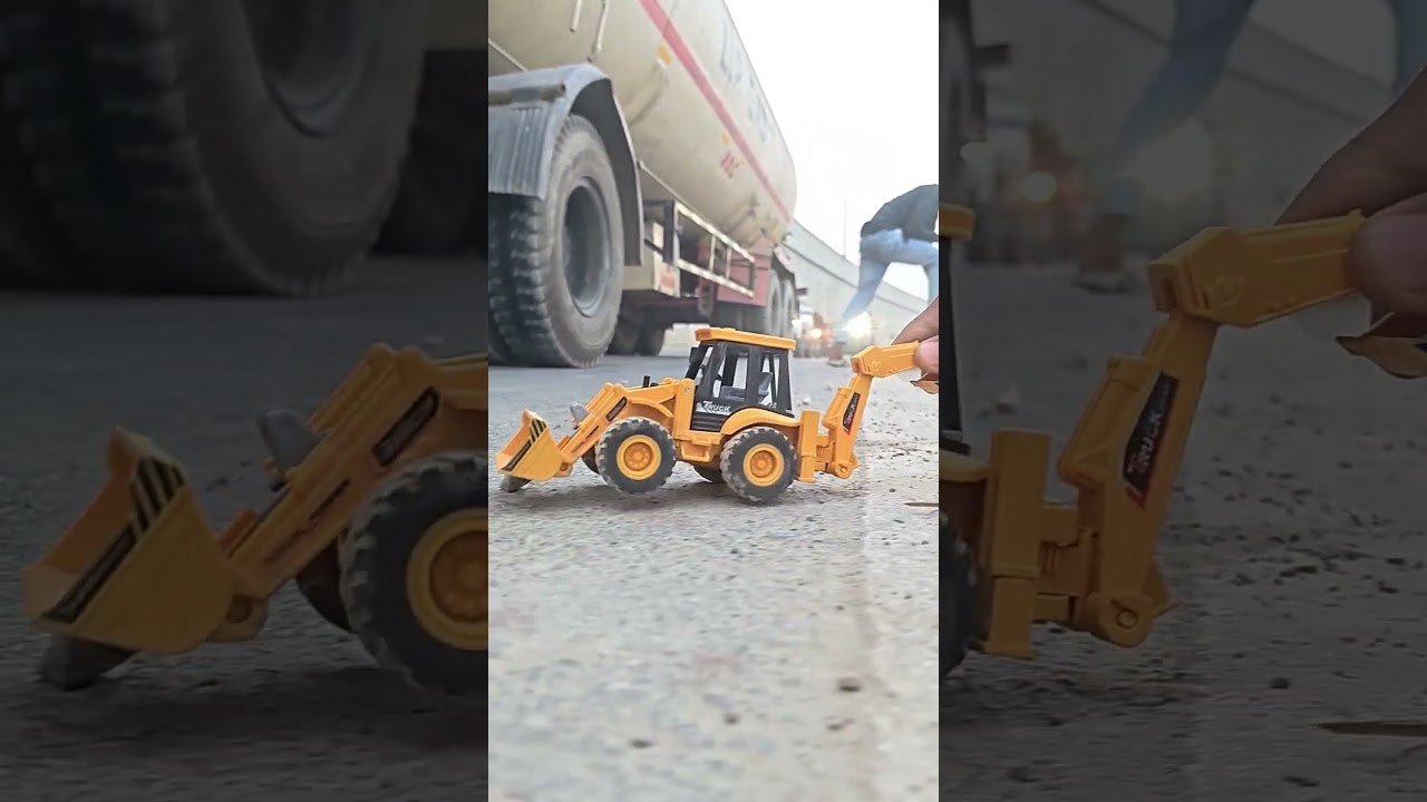 Amar remote t2 mini JCB Dumper truck loader UNBOXING Testing and review 🔔