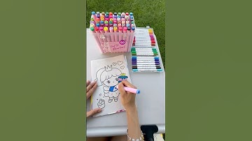 Coloring day 222 #colors #trending #viral #day222 #markers