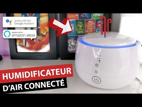 HUMIDIFICATEUR D'AIR 💨 et DIFFUSEUR D’ARÔMES 💦 CONNECTÉ avec OK GOOGLE et ALEXA | Zemismart