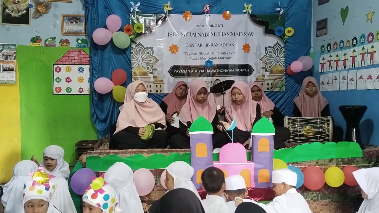 Penampilan mas uwais dengan teman2 Paudqu - TKQ - TPQ Al Wathoniyah #views #fyp #viral #like #video 