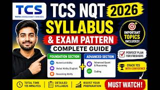 TCS NQT 2026 Syllabus &amp; Exam Pattern (Complete Guide)