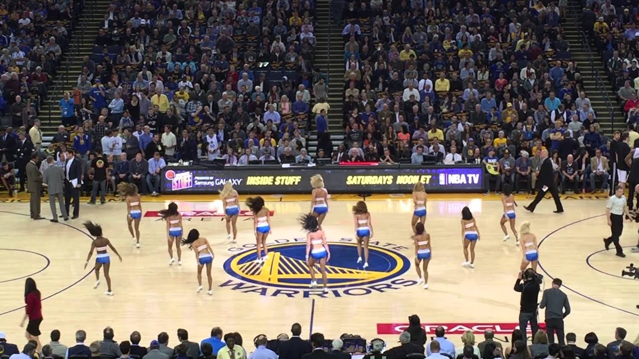 Warriors Dance Team Lips Are Movin' 02.20.15 YouTube