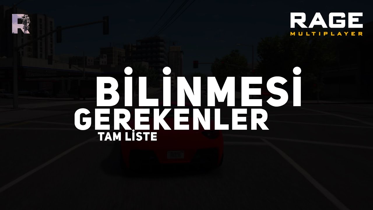 RINA:V ― BİLİNMESİ GEREKENLER (www.rina-roleplay.com)