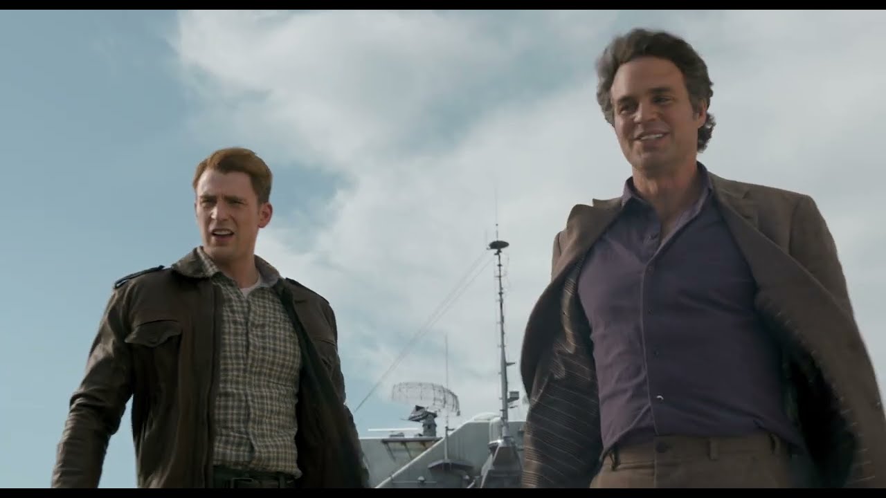 Captain America Meets Dr. Banner and Black Widow | The Avengers (2012)