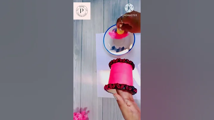 DIY Planter with waste plastic container #bestoutofwaste #shorts #shortsviral