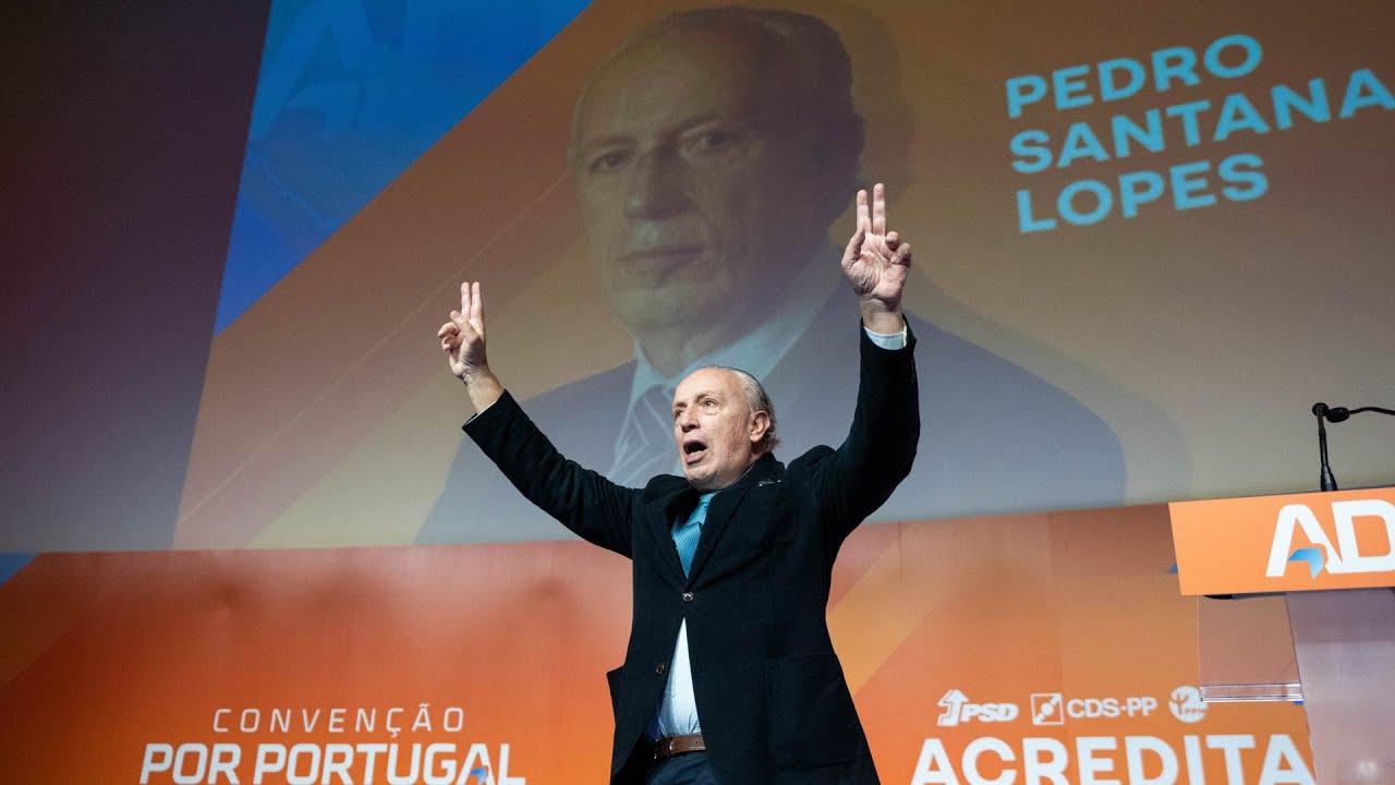 Pedro Santana Lopes na Convenção Aliança Democrática